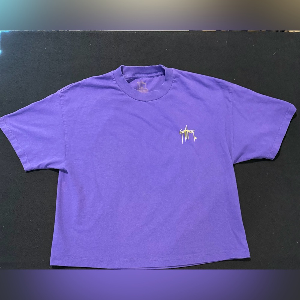 LSU Guy Harvey T-Shirt Geaux Tigers Purple Short‎ Sleeve Mens XL